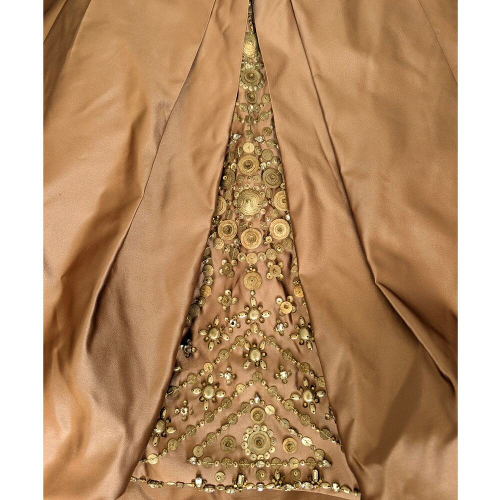 Vera Wang FW2007 Runway Silk Embroidered Skirt 42/8 - Picture 4 of 15